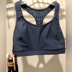 Avia Women's Blue Sports Bra New with tags NWT Medium